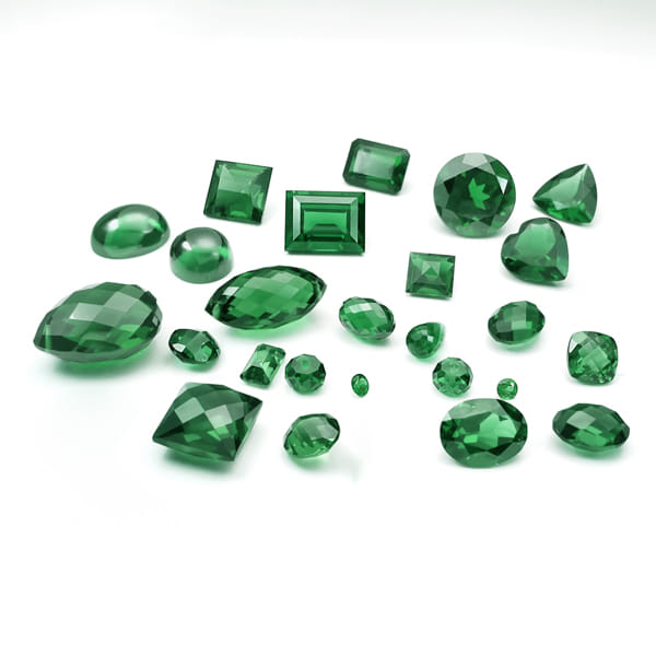 Cabochon Shapes of Emerald